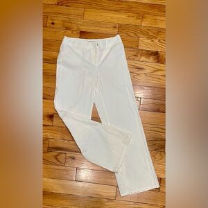 White mid rise bootcut pants, size 8. EUC